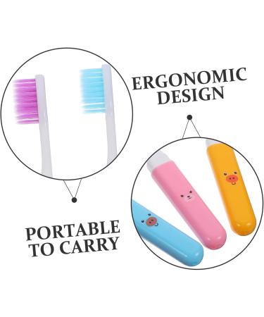 Gatuida 5-St Mini Travel Toothbrush | Comfortable & Portable Foldable Toothbrush for Kids & Adults - Buy Online on GoSupps.com