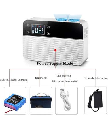 Portable Mini Insulin Cooler Box Car Refrigerator Drug Cooler Medical Refrigerator Suitable for Travel/Interferon/Drug Storage 1 battery - Buy Online on GoSupps.com