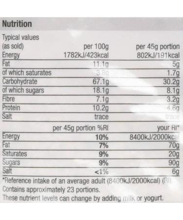 Morrisons Strawberry Granola 1kg - Buy Online on GoSupps.com