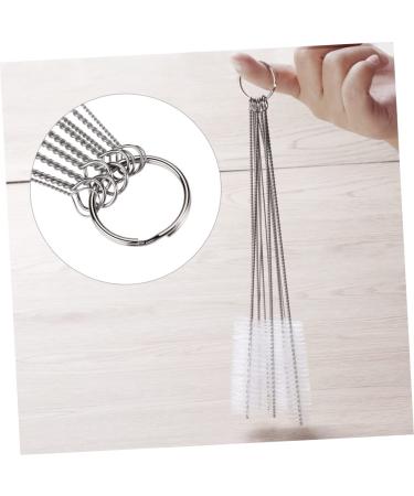 Solustre 10-Piece Metal Straw & Pipe Cleaning Brush Set - Durable Hair & Industrial Brushes for Effective Cleaning - Buy Online on GoSupps.com