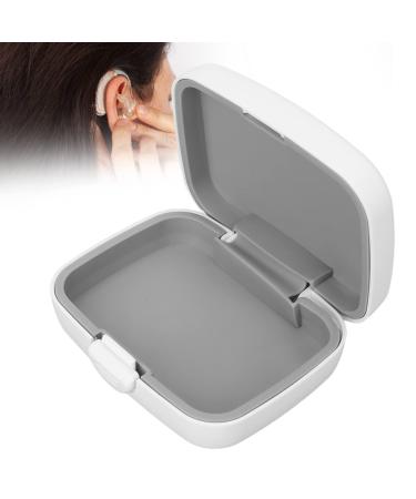 Hearing Aid Cases Hear Aid Case Portable Hearing Container Box for Sound Amplifier Protective Storage Boxes Hard Organizer Aids Accessories for Store Hearing Aids