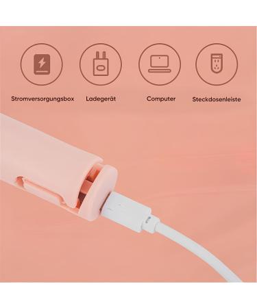 Mini Dual-Purpose Curling Iron | Portable Ceramic Hair Curler & Straightener | 2-in-1 Travel Rechargeable Wand for All Hair Types - Buy Online on GoSupps.com
