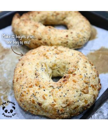 Panda Flour Garlic and Herb Wrap Mix - Clean Keto Gluten Free bread - Buy Online on GoSupps.com