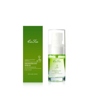 Cic Tiv Body Deodorant Spray - Magnesium & Botanical Extracts - Gently and Effectively Absorbs Sweat to Inhibit Body Odor - PH Balanced - 48 Hour Freshness - 30ml