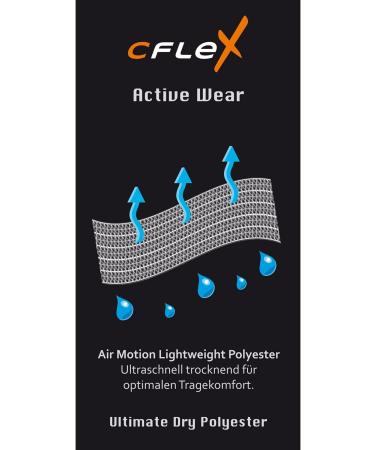 CFLEX Men's XXL Black Sport Shirt | Fitness Muscle Shirt | Premium Sportswear Collection - Buy Online on GoSupps.com