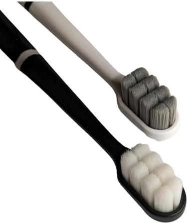 Super Soft Ultra Fine Nano Toothbrush for Sensitive Teeth & Gums - Perfect for Braces Kids Teens | Pack of 2 - Buy Online on GoSupps.com