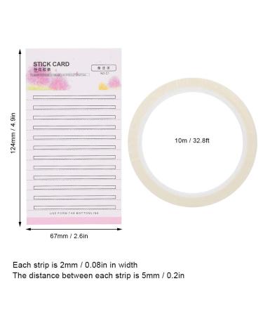 Premium Eyelash Storage Card - Individual Display & Adhesive Tape for Perfect Fan Styling | Canon Pwrip Volume-Bent Stripes - Buy Online on GoSupps.com