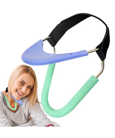 Vllold Halskrause | Adjustable Cervical Support Device for Neck Pain Relief & Posture Correction - Ideal for Teachers & Workers - Blue - Buy Online on GoSupps.com