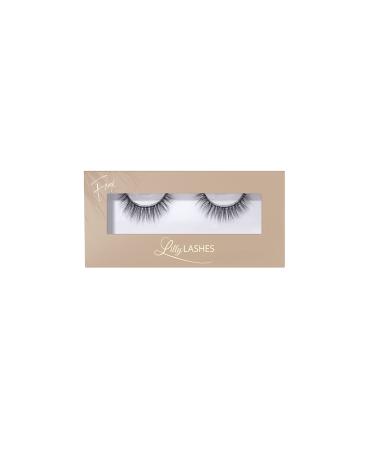 Lilly Lashes Everyday Minimal Faux Mink Lashes Fake Lashes Natural Look Faux Wispy Lashes Mink Fake Eyelashes To Be Worn With Eye Glasses Natural Lashes 13 mm Reusable Up to 20 Times