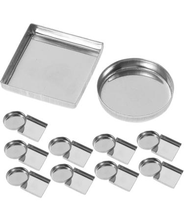 FOMIYES 150 Pcs Aluminum Plate Metallic Eyeshadow Watercolor Tin Empty Eyeshadow Dispenser Square Lipstick 2.5X2.5CMx5pcs As Shownx5pcs - Buy Online on GoSupps.com