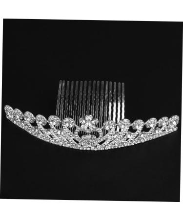 Beaupretty wedding headpiece heart headpiece for friend Party headwear Elegant headpiece bridal headpiece Bridal Comb Headpiece Bridal Comb Rhinestone crown headgear blush Blush - Buy Online on GoSupps.com