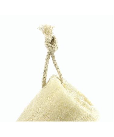 ZOMTOP Natural Loofah Exfoliating Bath Sponge - 3 Pack of 4, Eco-Friendly Scrubber for Skin Exfoliation - Buy Online on GoSupps.com