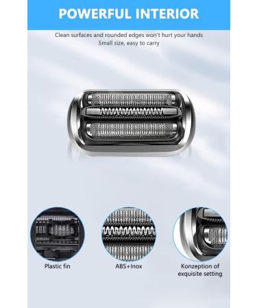 Buy Series 7 Replacement Film for Braun Shaver - Compatible with 720 760 799 750cc 760cc - Premium Silver Shaving Head - Buy Online on GoSupps.com