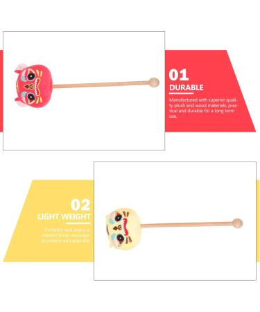 Stobok Zodiac Favors: Portable Manual Sticks Massagers - Home Wooden Neck Animal Massage Tool for Stress Relief & Muscle Relaxation - Buy Online on GoSupps.com