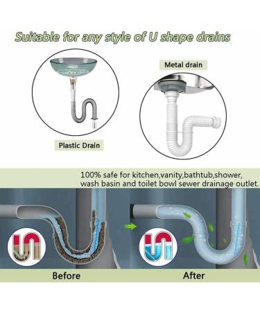 Drain Sticks Cleaner and Deodorizer pack of 12 Non-Toxic Enzyme Formula to Eliminate Odours and Helps Prevent Clogged Drains Septic Tank Safe - Buy Online on GoSupps.com