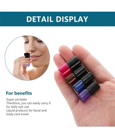 Beaupretty Terrarium Essential Oil Roller Bottles - 16PCs Mini 3ml Glass Containers for Travel & Probes - Buy Online on GoSupps.com