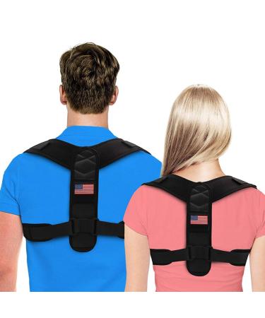 GLEAVI Adjustable Shoulder Posture Support Belt | Clavicle Brace & Humpback Correction Straps for Better Posture | USA Shipping - Buy Online on GoSupps.com