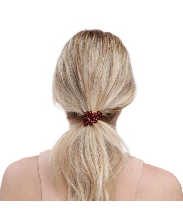 Kitsch Large Spiral Hair Ties for Women - Waterproof 8 Pcs Ponytail Holders - Ideal for Thick & Thin Hair - Brunette Coils - Buy Online on GoSupps.com