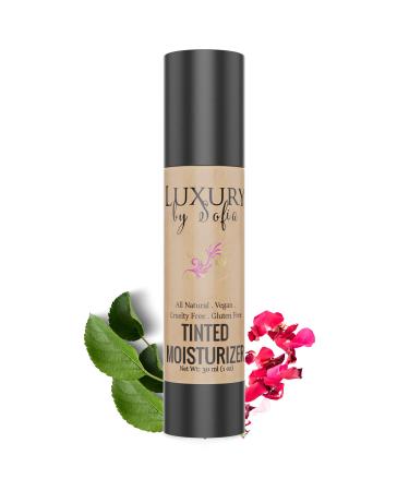 Luxury By Sofia Tinted Moisturizer | Organic & Natural Ingredients | Moisturizes  Brightens  Smooths & Plumps Skin | Deep Skin Hydration With Certified  Skin-Friendly & Safe Properties (Light)