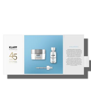KLAPP Cosmetics KLAPP Iconic Bo te hyaluronique (cr me de jour et de nuit 50 ml | Booster 20 ml)