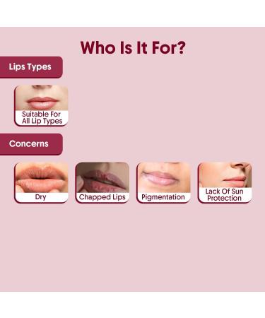 A.ra.v.i Organic Beetroot Tinted Lip Balm With SPF 50 PA+++ & Kojic Acid - Ceramide & Peptide - Lip Brightening & Hydrating - SLS & Paraben Free 5 gm - Buy Online on GoSupps.com