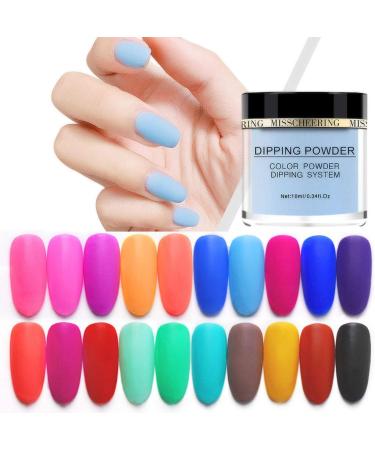 Corlidea Nail Powder Professional Dipping Powder Nail Powder Pigment Iridescent Coloured Powder for Nail Art - Buy Online on GoSupps.com