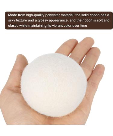 sourcing map 6 Pcs Wool Dryer Balls 2.6 Inches Wool Laundry Dryer Balls for Reducing Clothing Static and Wrinkles White 2.4" White - Buy Online on GoSupps.com