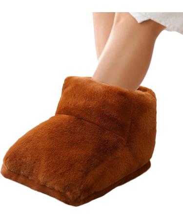 Besreey Heated Foot Warmer Full Wrap Rechargeable Non-Slip Foot Warmers for Men & Women | Brown Ultimate Comfort at Home - Buy Online on GoSupps.com