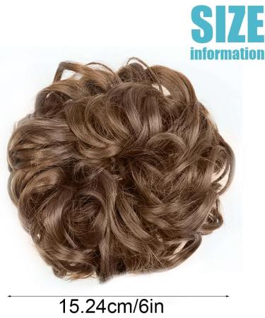 CPJJ 1 item Fluffy meatball head Hair ponytail extension Fake ponytail Hairpiece Hair Ribbon Ponytail Extensions Hair Extensions Wavy Curly Messy Hair Bun Extensions Donut Hair Chignons(B) - Buy Online on GoSupps.com