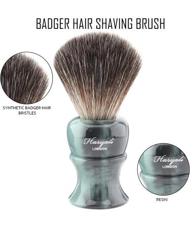 Buy Haryali London Men's Shaving Set | Double-Edged Safety Razor Synthetic Brush Stand Bowl & Soap - International Shipping Available - Buy Online on GoSupps.com