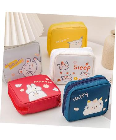 2pcs Napkin Storage Bag Zippered Wallets for Women | Mini Wallet & Makeup Bag Set | Large-capacity Menstrual Pad Pouch Coin | Ladies Wallets & Coin Purse - Buy Online on GoSupps.com