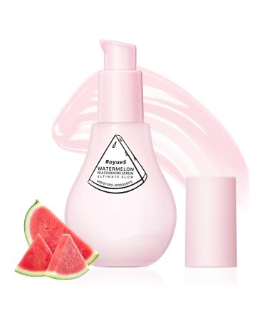 Watermelon Serum with Hyaluronic Acid Dew Drop - Glow Niacinamide Serum - Hyaluronic Acid to Improve Dullness Reduce Pigmentation and Dark Spots - Watermelon Serum Reduce Fine Line Soothe Wrinkle