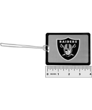 Siskiyou NFL Oakland Raiders Vinyl Luggage Tag Set - 2 Pack, Black, One Size - Buy Online on GoSupps.com