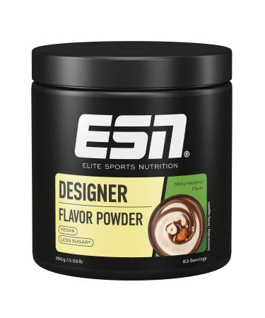ESN Designer Flavor Powder Milky Hazelnut 250 g flavor powder for sweet without a lot of sugar and calories tested quality - Made in Germany Milky Hazelnut 250 g (1 Pack)