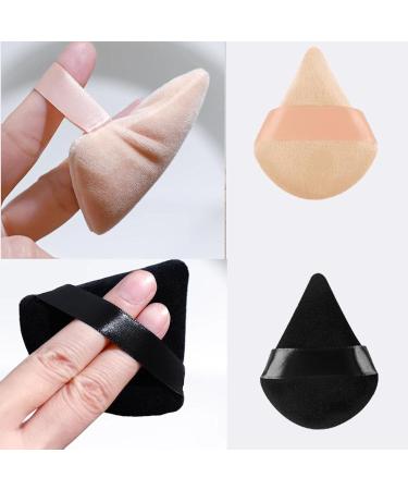 25 Washable Triangle Makeup Puffs Reusable Loose Powder Makeup Puffs Dry and Wet Sponge Puffs Used for Powder and Melting Women and Women Cosmetics - Buy Online on GoSupps.com