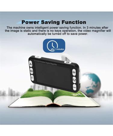 Electronic Reading Aid Digital Magnifier Digital HD - 5" Portable Video Magnifier 4x-32x-for Support Output to TV Best Gift for Low Vision - Buy Online on GoSupps.com
