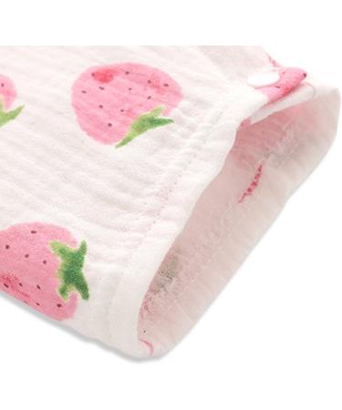 PABOLI Kimono Robe Newborn Cotton Yarn Baby Romper | 0-3 Months Infant Japanese Pajamas Strawberry Design - Buy Online on GoSupps.com