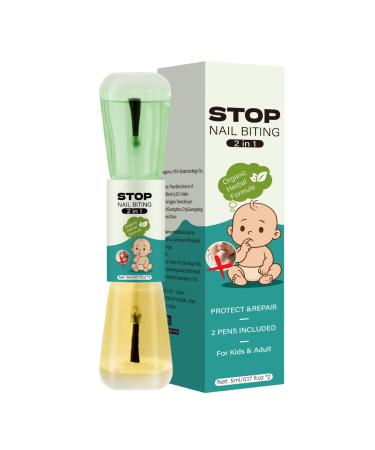 G n rique Solution Stop Biting - Habit Control Nail Polish Suitable for Teens Men Women | Perfect for Home School Kindergarten Dorm Boys