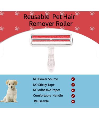 UBUL Pet Hair Remover Roller - Self-Cleaning Base - Eco-Friendly Portable Solution for Furniture - Dark Red - Buy Online on GoSupps.com