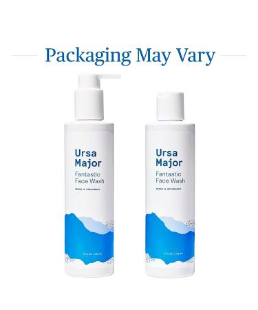Ursa Major Fantastic Face Wash - Natural Vegan & Cruelty Free Cleanser (8 oz) - Buy Online on GoSupps.com