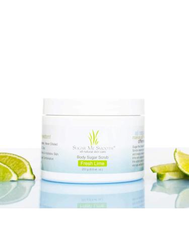 Sugar Me Smooth Body Scrub Fresh Lime Exfoliant for Unisex | 263ml | Best International Shipping - Buy Online on GoSupps.com