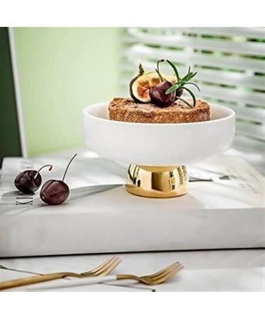 Kitchen Countertop Fruit Rack Fruit Basket White Ceramic Plate Fruit Bowl with Stand Fruit Basket Decorative Fruit Plate Can Hold Cheese Candies Snacks Fruit Trays for Party (Color : OneColor Siz 8inch Onecolor - Buy Online on GoSupps.com