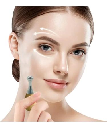 Shato Metal Eye Cream Applicator Tool | Anti-Aging Massager & Cold Face Roller | Reduce Puffiness & Eye Wrinkles - Buy Online on GoSupps.com
