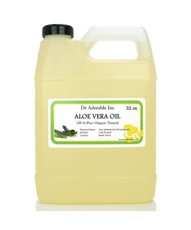 Aloe Vera Oil Pure Organic 32 Oz/2 Lb 2 Pound (Pack of 1)