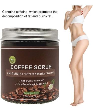 250ml Coffee Exfoliating Scrub for Face and Body Comprehensive Deep Cleaning and Dead Skin Removal Cream - Buy Online on GoSupps.com