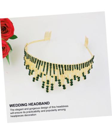 FRCOLOR 1pc Full Color Crown Beautiful Hair Comb Chic Headdress Bride Hair Decor Crystal Hair Decor Beautiful Hairband Comb Hair Decor Comb Hair Comb Accessory Chic Female Headdress - Buy Online on GoSupps.com