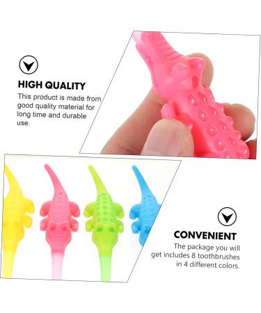 Beaupretty 8pcs Cartoon Children's Toothbrush Set | Soft Bristle Manual Toothbrushes for Kids | Home Hygiene Accessories - Buy Online on GoSupps.com
