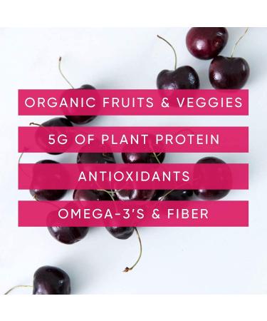 Noka Superfood Fruit Smoothie Pouches (Cherry Acai) Pack of 12 - Vegan, Gluten-Free with Flax Seed, Prebiotic Fiber & Plant Protein - Organic Squeeze Pouch, 4.22oz Each - Buy Online on GoSupps.com