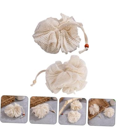 Buy FOMIYES 2 Pcs Foaming Net Loofah Sponge - Men's Bath Shower Scrubber & Body Wash Ball | International Shipping - Buy Online on GoSupps.com