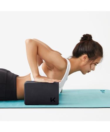 KEEP Yoga Block 2-Pack - High Density EVA Foam Blocks for Yoga, Pilates, Meditation - Non-Slip Lightweight Durable Aid for Balance, Support, and Deepening Poses (Grey) - Buy Online on GoSupps.com